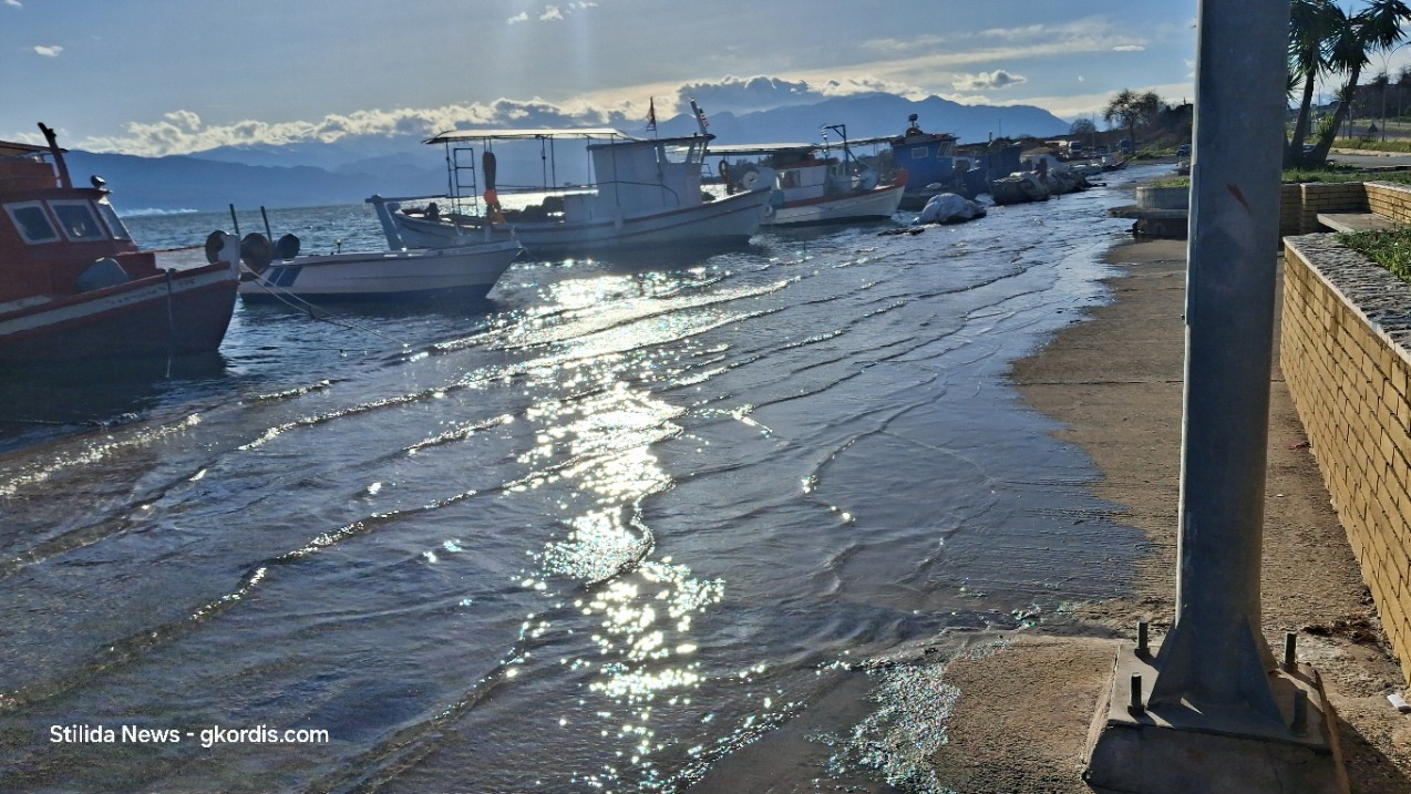 ΤΟ ΛΙΜΑΝΙ ΣΤΥΛΙΔΑΣ ΠΛΗΜΜΥΡΙΣΜΕΝΟ
