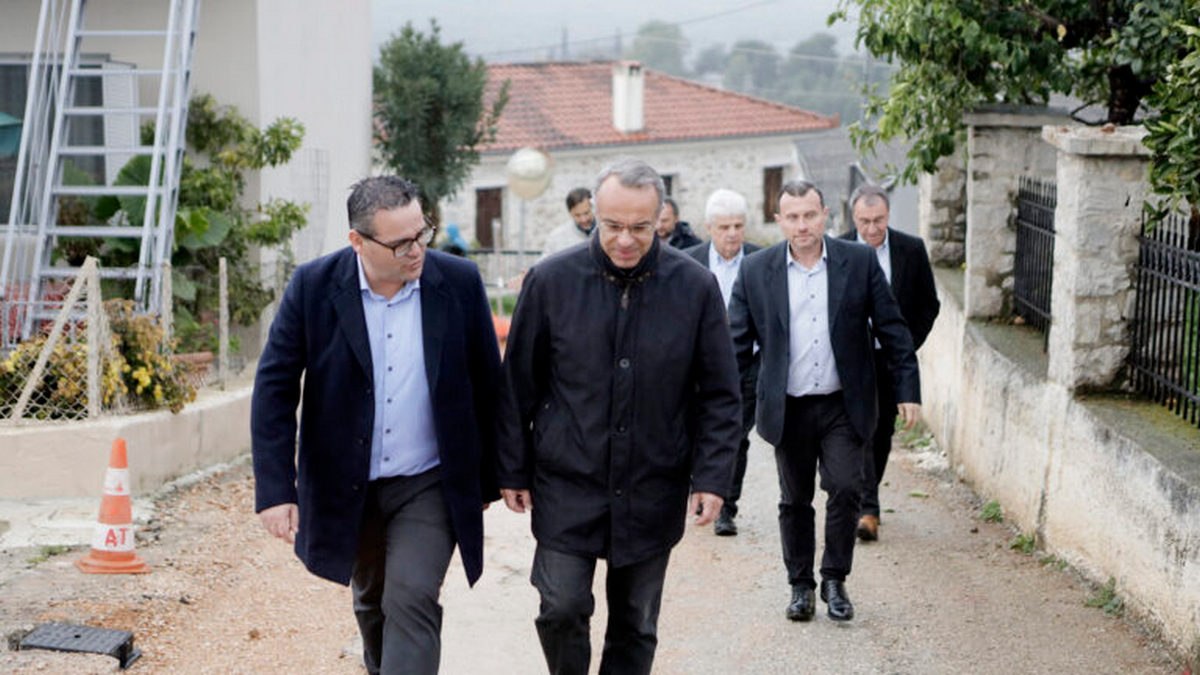 Επισκέφθηκε έργα στην Ανατολική Φθιώτιδα ο Χρήστος Σταϊκούρας